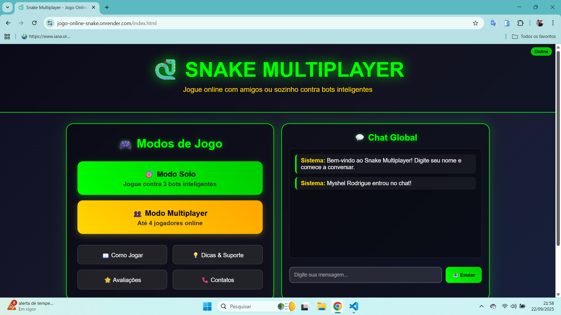 Snake Game Online